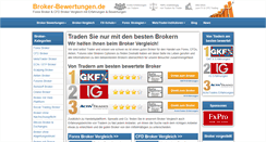 Desktop Screenshot of broker-bewertungen.de