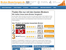 Tablet Screenshot of broker-bewertungen.de
